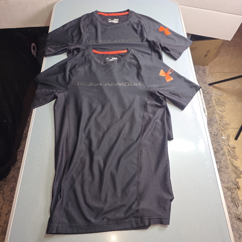 Under Armour HeatGear Compression Shirts Men’s Medium NFL Combine Lot 2